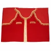 SET PERDELE CABINA CAMION. UNIVERSALE. VELUR. ROSU-AURIU
