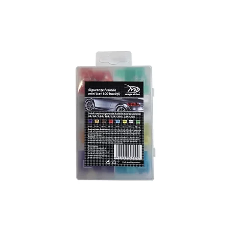 SET SIGURANTE FUZIBILE MINI SET 100 BUC