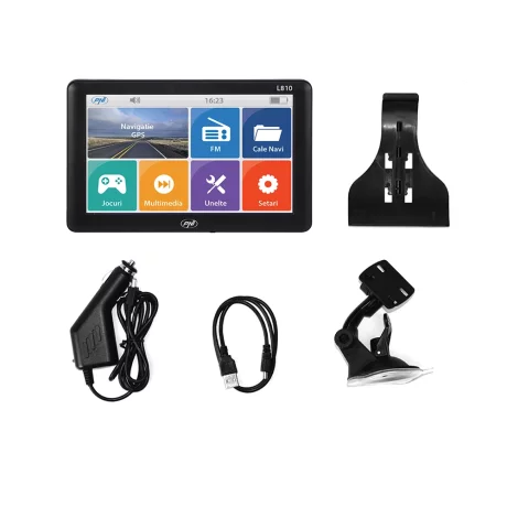 SISTEM DE NAVIGATIE GPS PNI L810 ECRAN 7 INCH, 800 MHZ, 256MB DDR, 8GB MEMORIE INTERNA, FM TRANSMITTER