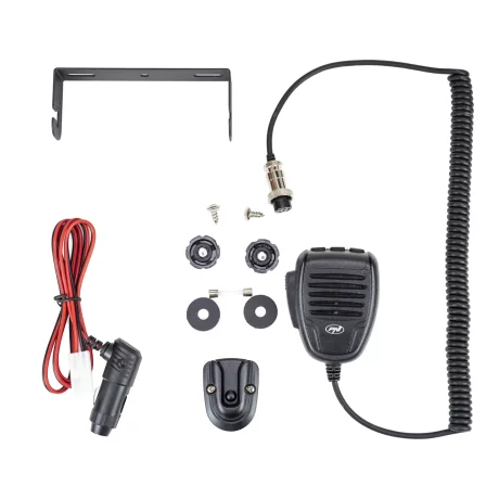 STATIE RADIO CB PNI ESCORT HP 9700 12/24V, USB, ANC, ASQ, MUFA DE BRICHETA INCLUSA