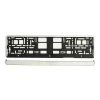 SUPORT NUMAR INMATRICULARE MEGA DRIVE CHROME BRUSH 1 BUC
