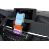 SUPORT TELEFON AUTO EXTENSIBIL 58-95 MM CU PRINDERE IN GRILA DE VENTILATIE