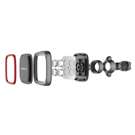 SUPORT TELEFON MAGNETIC AUTO CU FIXARE IN GRILA DE VENTILATIE SI ROTATIE 360