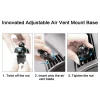 SUPORT TELEFON MAGNETIC AUTO CU FIXARE IN GRILA DE VENTILATIE SI ROTATIE 360