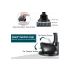 SUPORT TELEFON MAGNETIC AUTO CU FIXARE PE PARBRIZ CU VENTUZA