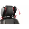 SUPORT TETIERA AUTO REGLABIL-PIELE ECOLOGICA NEAGRA