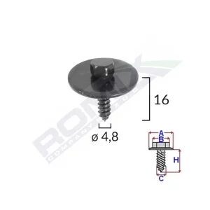 SURUB PENTRU CAPAC MOTOR PENTRU MERCEDES SET 10 BUC