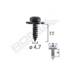 SURUB UNIVERSAL FIXARE NEGRU 4.7X15MM SET 10 BUC