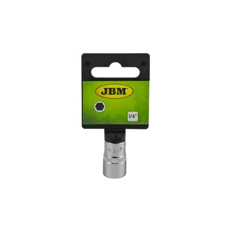 TUBULARA HEXAGONALA CROMATA 1/4` 9 MM JBM