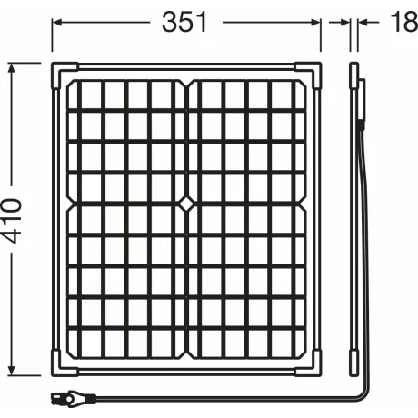 PANOU SOLAR AUTO 20W OSRAM