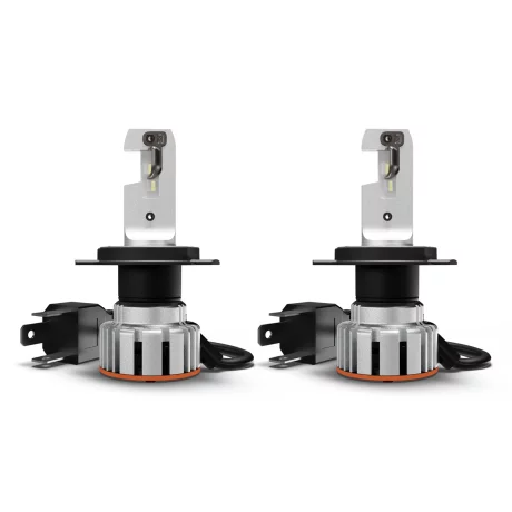 SET 2 BECURI NIGHT BREAKER LED START H4 +230% BLISTER OMOLOGARE RAR